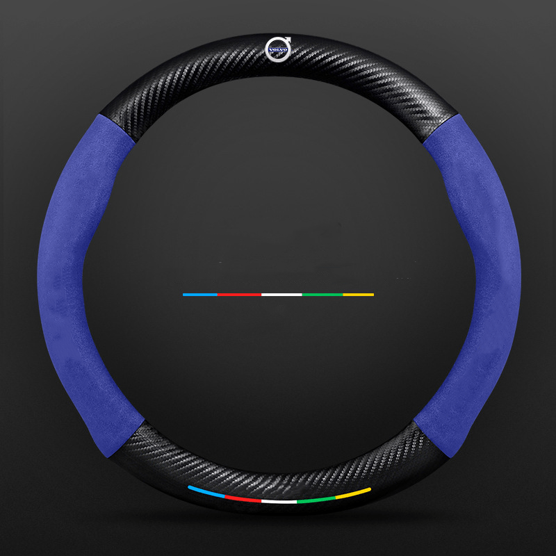 Lisslune | Non-slip steering wheel cover with breathable leather