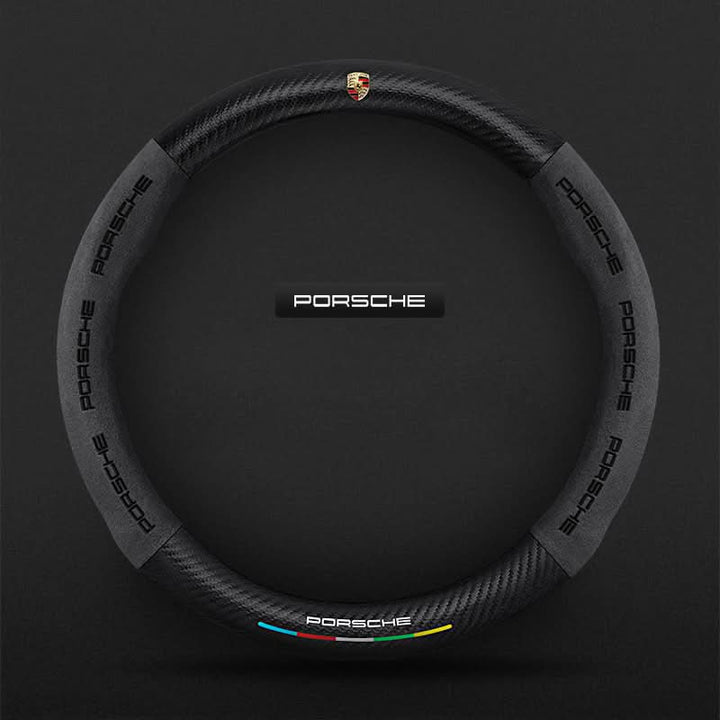 Lisslune | Non-slip steering wheel cover with breathable leather