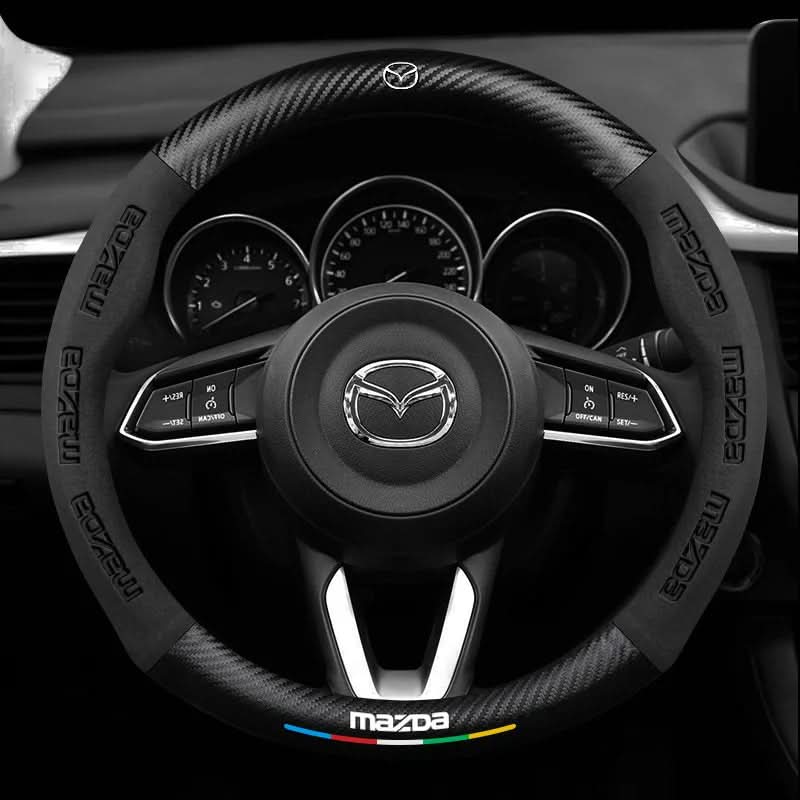 Lisslune | Non-slip steering wheel cover with breathable leather