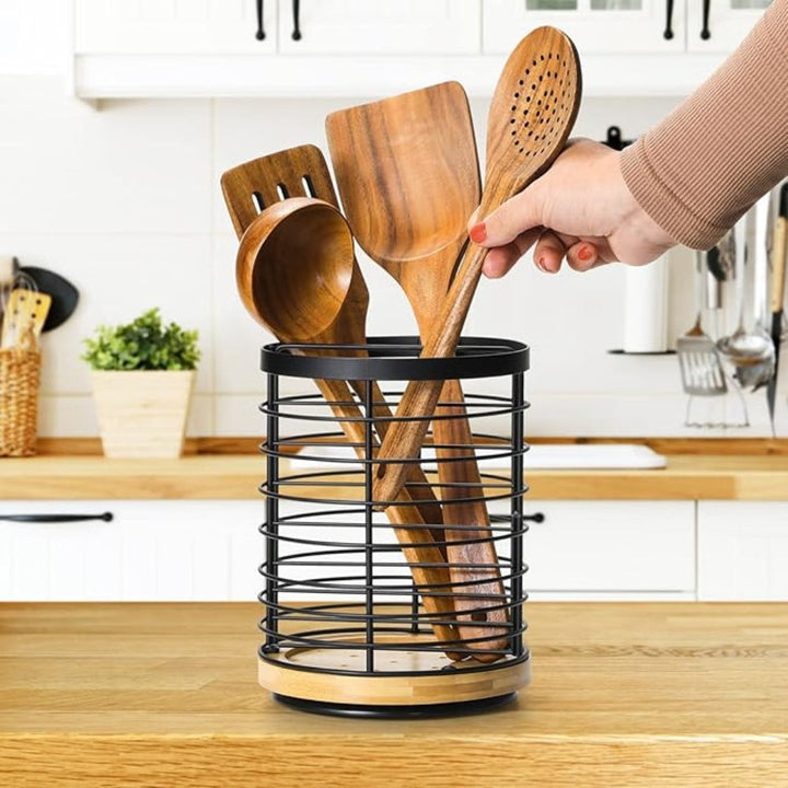 Lisslune | Brunn Kitchen Utensil Holder Organizer