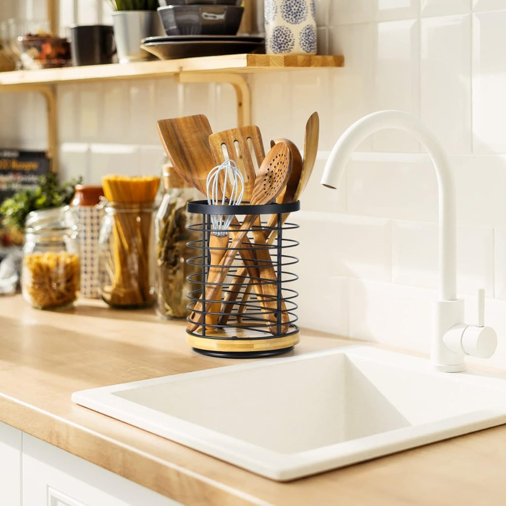 Lisslune | Brunn Kitchen Utensil Holder Organizer