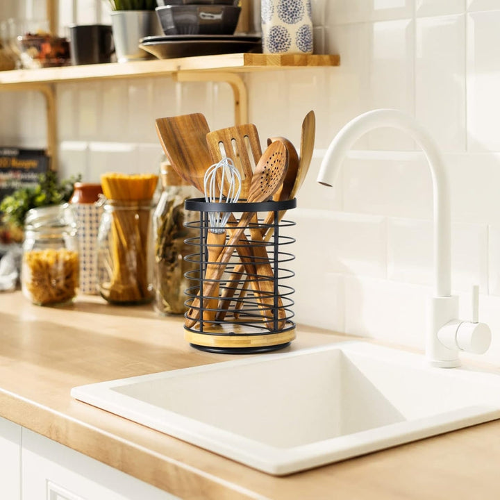 Lisslune | Brunn Kitchen Utensil Holder Organizer