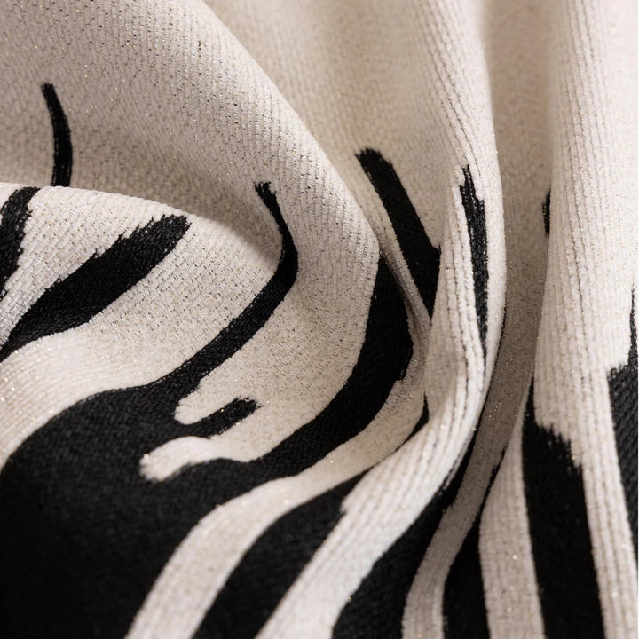 Lisslune | Brushstroke Vertical Pattern Chenille Sofa Cover
