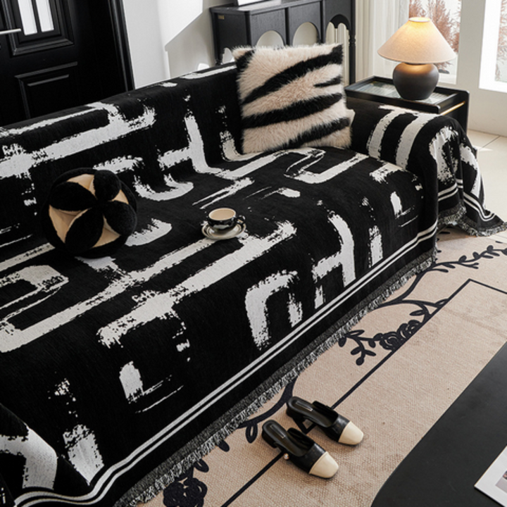 Lisslune | Brushstroke Art Sofa Cover