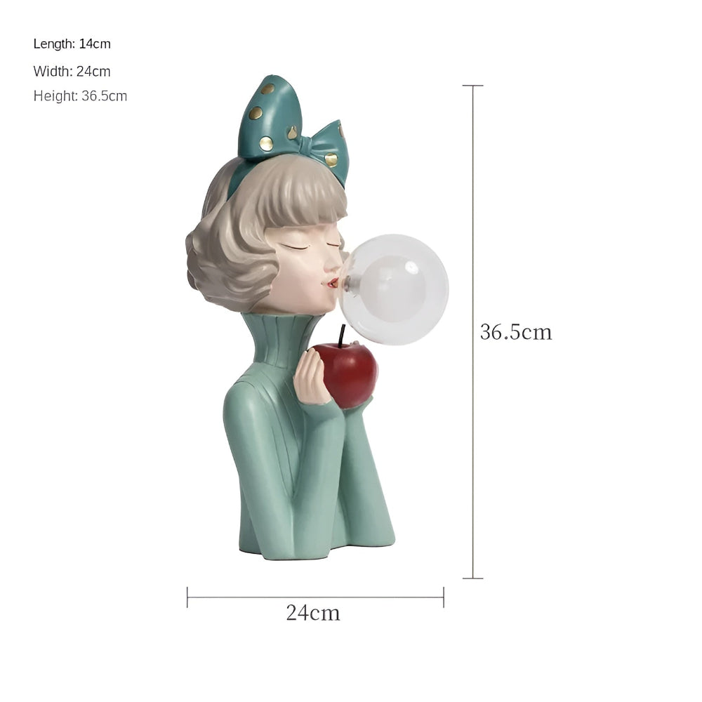 Lisslune | BubbleFairies Table Lamp – Enchanting Quartet Cartoon Girl Figurine Light