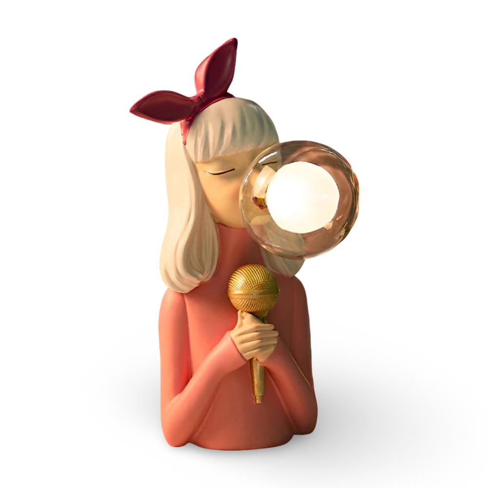 Lisslune | BubbleFairies Table Lamp – Enchanting Quartet Cartoon Girl Figurine Light