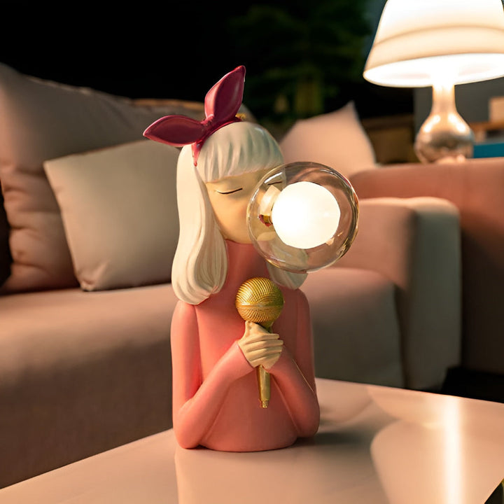Lisslune | BubbleFairies Table Lamp – Enchanting Quartet Cartoon Girl Figurine Light