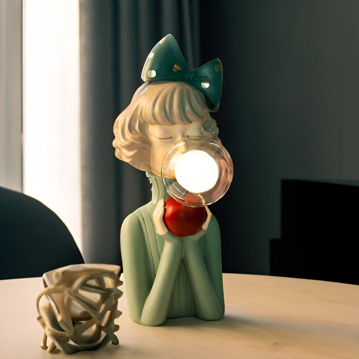 Lisslune | BubbleFairies Table Lamp – Enchanting Quartet Cartoon Girl Figurine Light