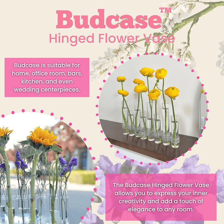 Lisslune | Budcase Hinged Flower Vases