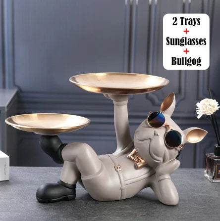 Lisslune | Art Bulldog | Stylish Bulldog Decoration | Sustainable Resin | Unique Eye-Catcher