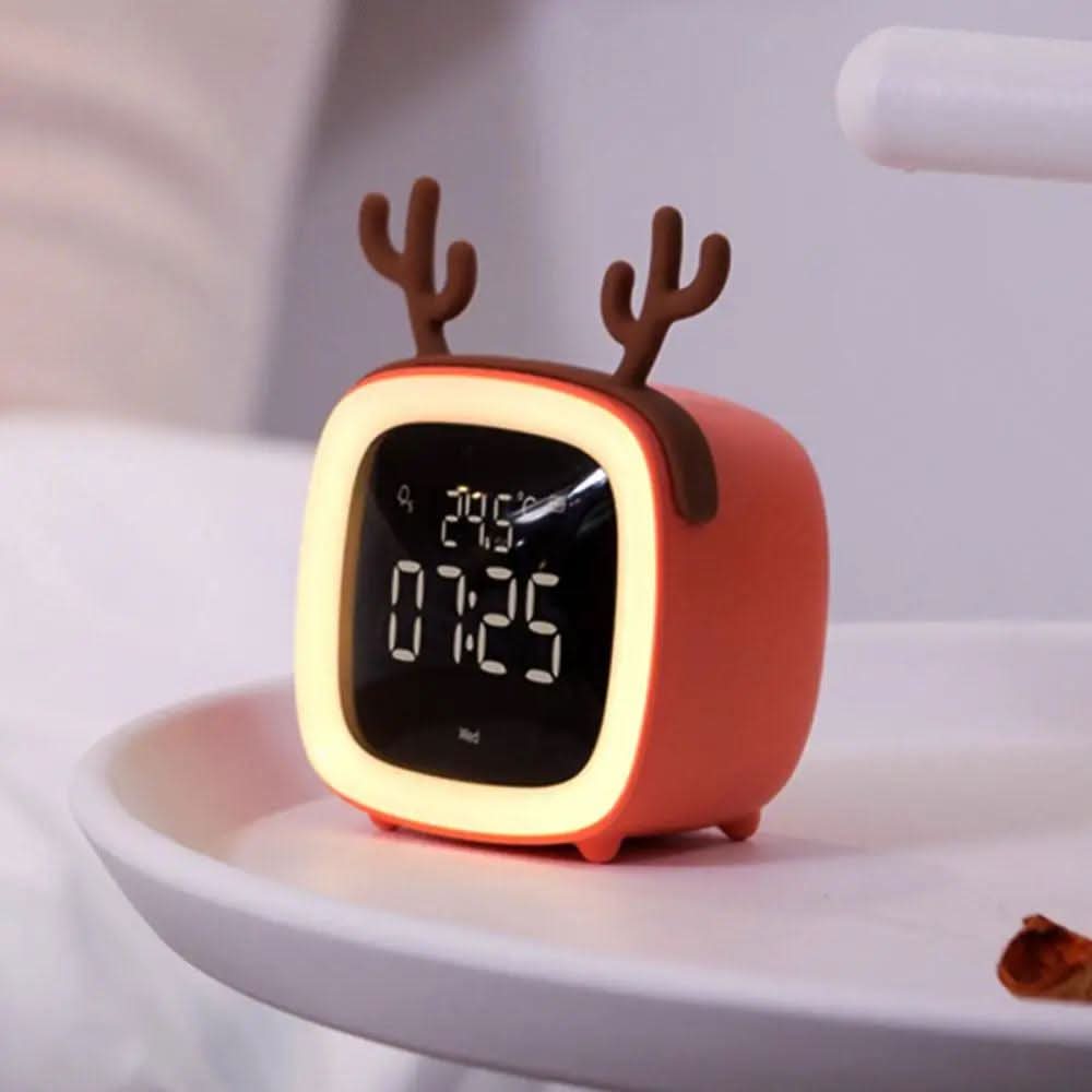 Lisslune | LED Children's Alarm Clock for Gentle Falling Asleep