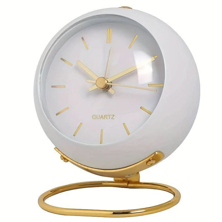 Lisslune | Retro Analog Alarm Clock with Silent Movement