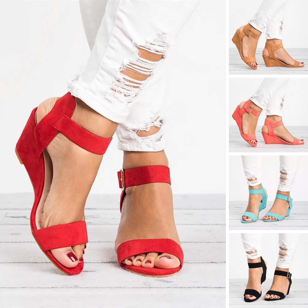 Lisslune | Slip-Resistant High Heel Wedge Sandals
