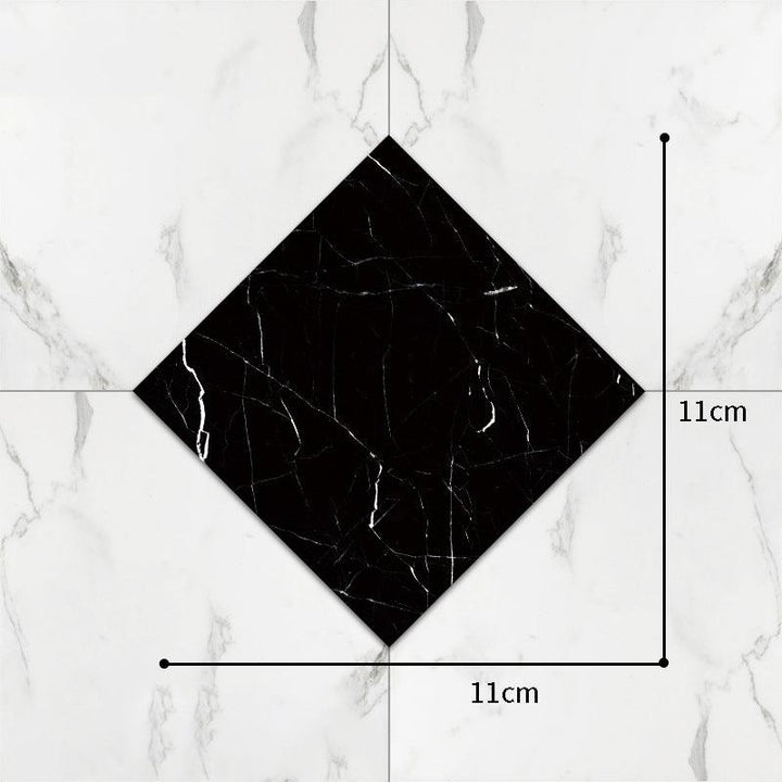 Lisslune | Chic Diagonal Design PVC Tile Decal Collection - Elevate Your Home Decor!