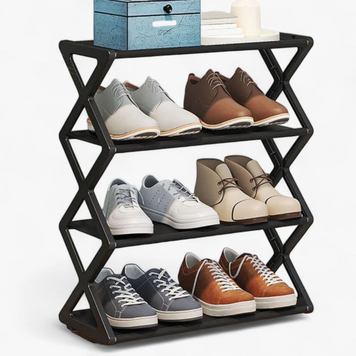 Lisslune | Sam Minimalist Shoe Rack – Space-Saving, Durable, Easy Assembly