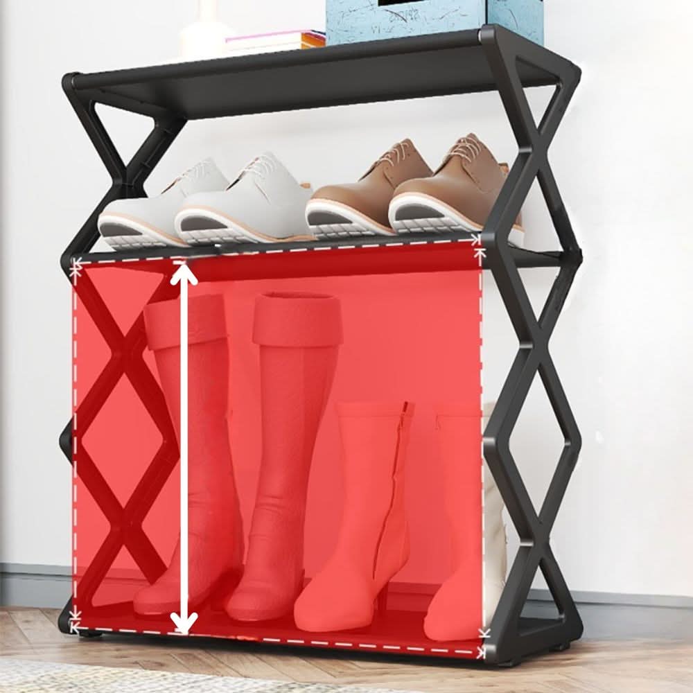 Lisslune | Sam Minimalist Shoe Rack – Space-Saving, Durable, Easy Assembly