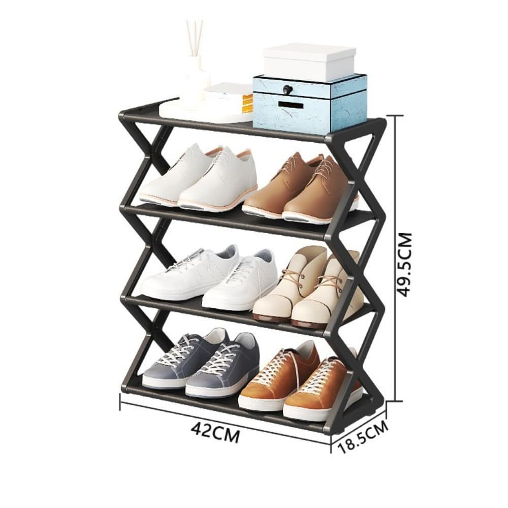 Lisslune | Sam Minimalist Shoe Rack – Space-Saving, Durable, Easy Assembly