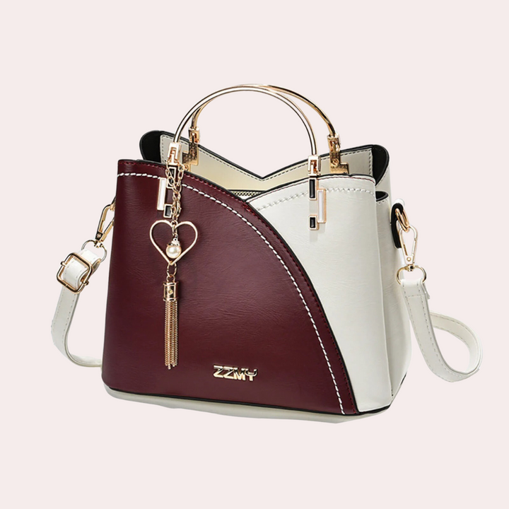 Lisslune | Vero – Elegant Leather Handbag with Multiple Compartments | Stylish Shoulder & Crossbody Bag