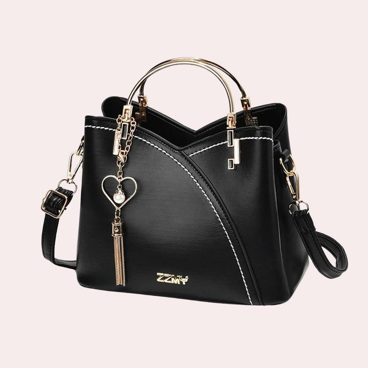 Lisslune | Vero – Elegant Leather Handbag with Multiple Compartments | Stylish Shoulder & Crossbody Bag