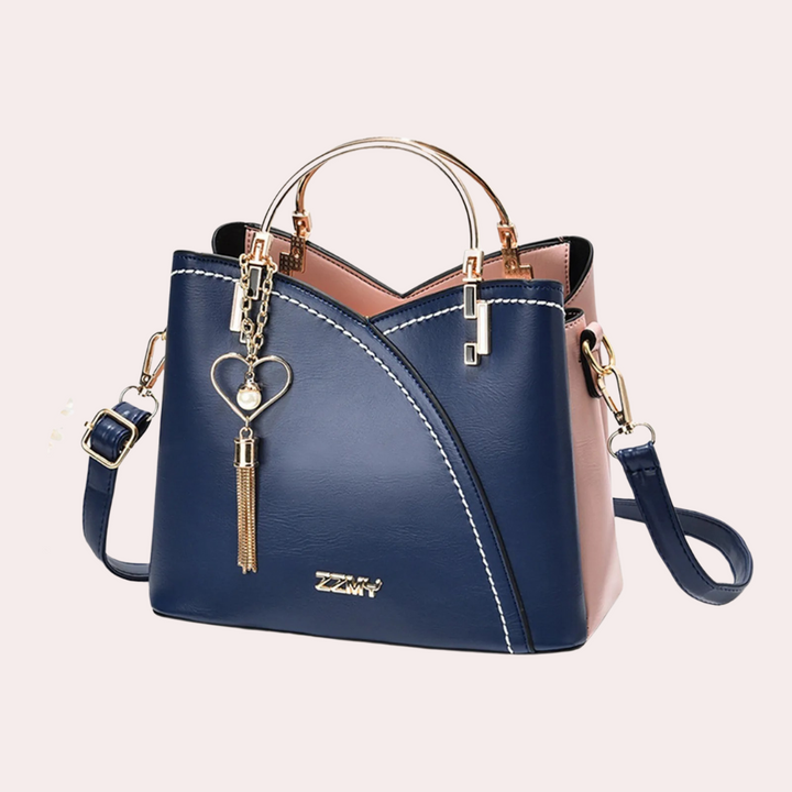 Lisslune | Vero – Elegant Leather Handbag with Multiple Compartments | Stylish Shoulder & Crossbody Bag