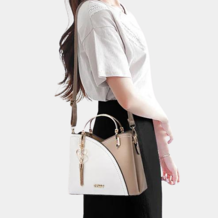 Lisslune | Vero – Elegant Leather Handbag with Multiple Compartments | Stylish Shoulder & Crossbody Bag