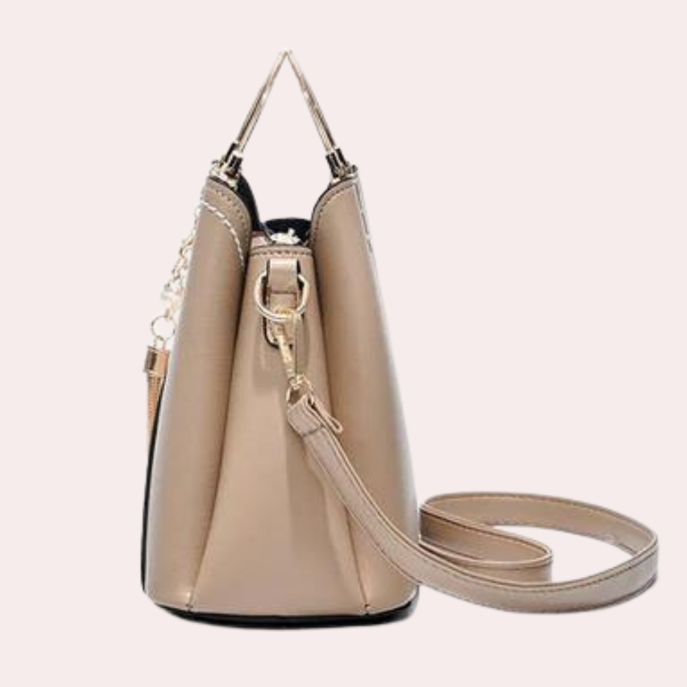 Lisslune | Vero – Elegant Leather Handbag with Multiple Compartments | Stylish Shoulder & Crossbody Bag