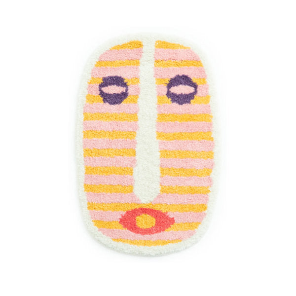 Lisslune | Bath mat Abstract Face