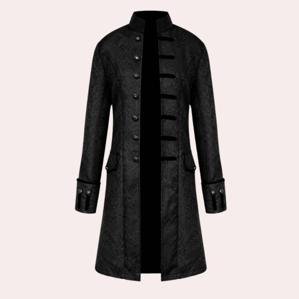 Lisslune | Luxurious Long Coat in Vintage Style for Men