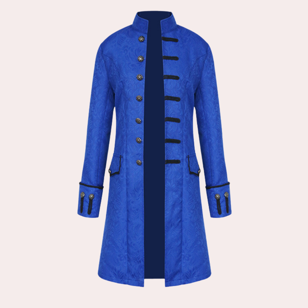 Lisslune | Luxurious Long Coat in Vintage Style for Men