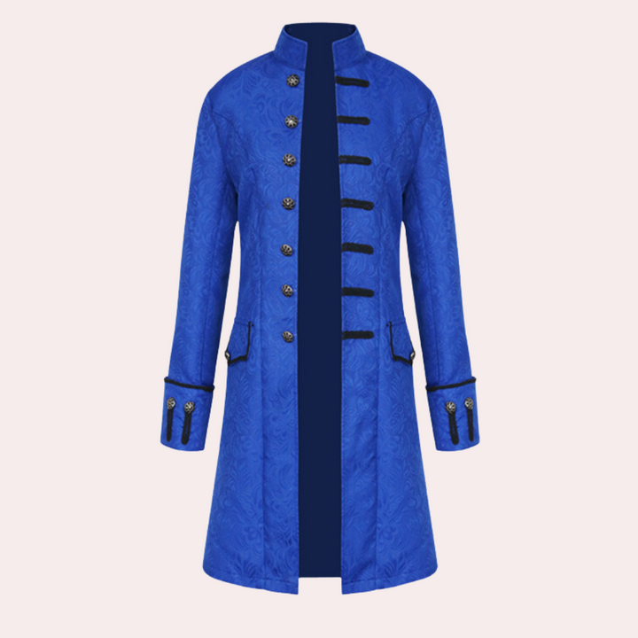 Lisslune | Luxurious Long Coat in Vintage Style for Men