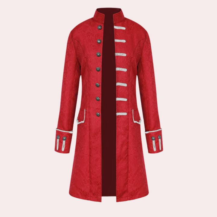 Lisslune | Luxurious Long Coat in Vintage Style for Men