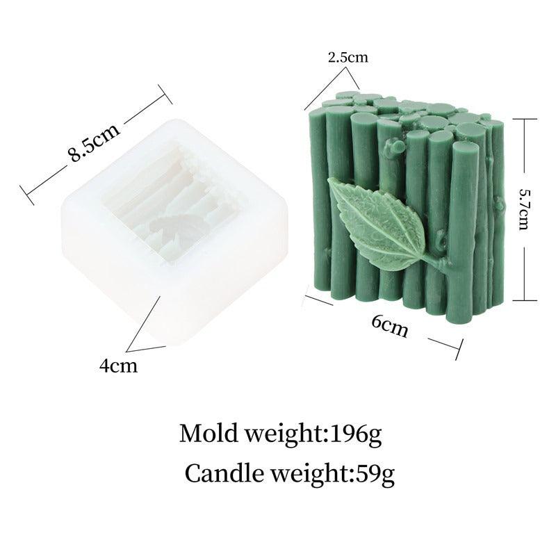 Lisslune | Elegant Candle Making Set for the Holidays: Santa Bell & Christmas Tree Molds