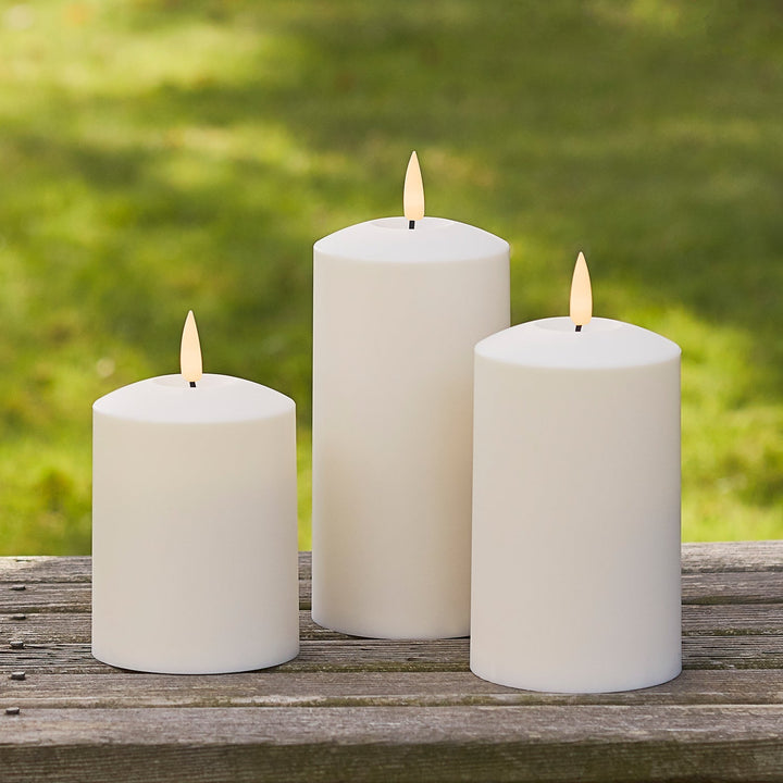 Lisslune | TruGlow LED Outdoor Candle Trio with Remote Control