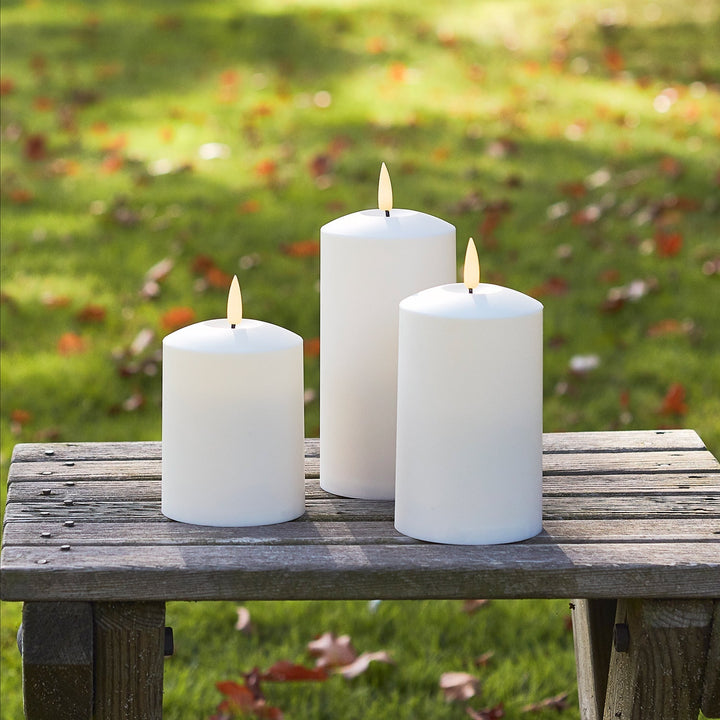 Lisslune | TruGlow LED Outdoor Candle Trio with Remote Control