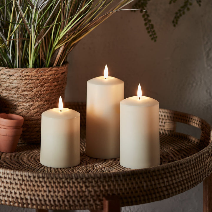 Lisslune | TruGlow LED Outdoor Candle Trio with Remote Control