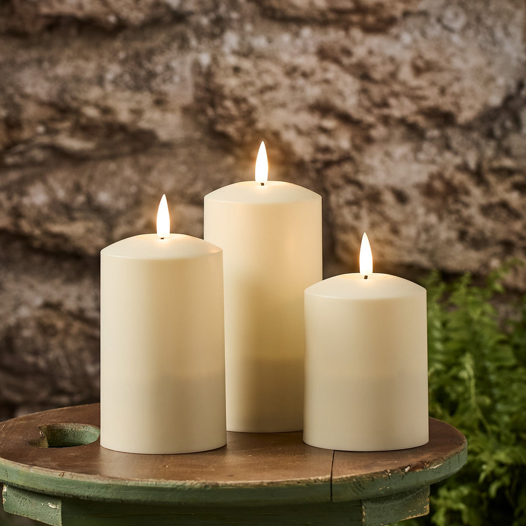 Lisslune | 3 Piece Set TruGlow Solar Candles