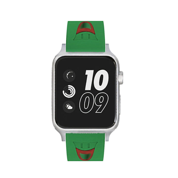 Lisslune | For Apple Watch Series 3 & 2 & 1 38mm Fashion Smiling Face Pattern Silicone Band (Green)