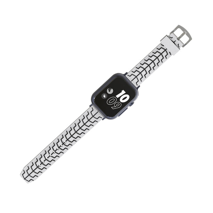 Lisslune | For Apple Watch Series 3 & 2 & 1 38mm Fashion Herringbone Pattern Silicone Watch Band (White)