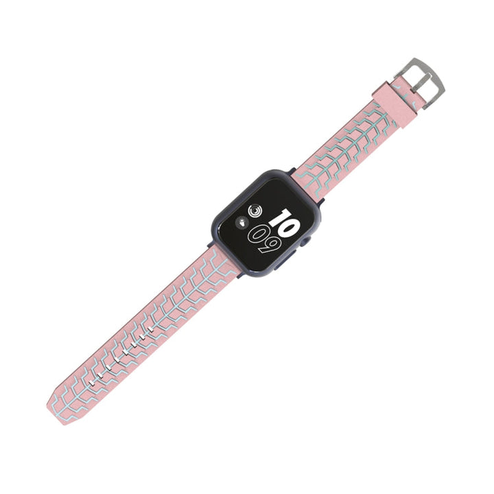 Lisslune | For Apple Watch Series 3 & 2 & 1 42mm Fashion Herringbone Pattern Silicone Band (Pink)