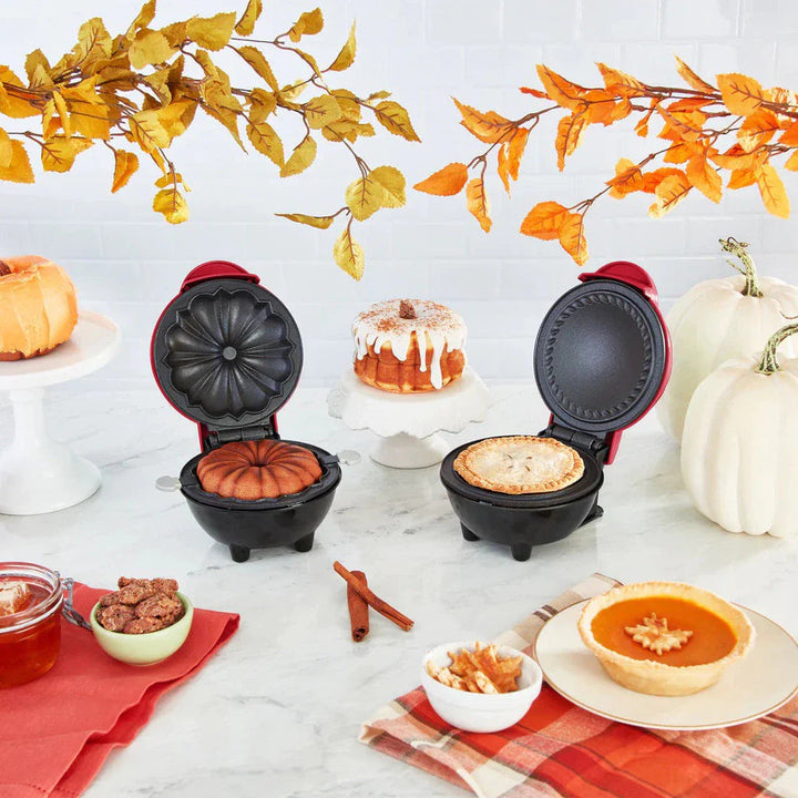 Lisslune | Compact Mini Bundt Cake Maker with Non-Stick Coating for Quick Treats