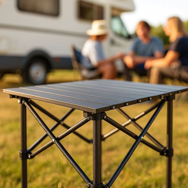 Lisslune | Foldable outdoor table with heat-resistant & scratch-resistant surface