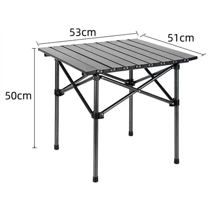 Lisslune | Foldable outdoor table with heat-resistant & scratch-resistant surface
