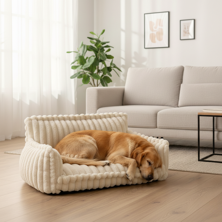 Lisslune | Orthopedic Dog Sofa with Washable Plush Cover