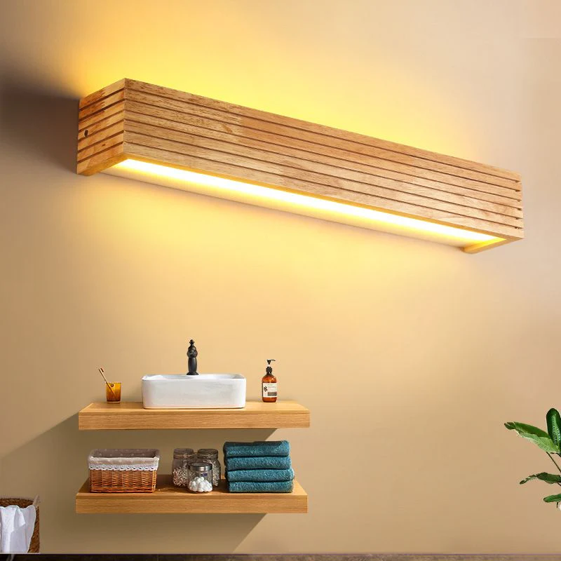 Lisslune | Wooden Wall Lights for Bathroom Mirrors – Stylish Functional Illumination for Home Decor & Vanity Lighting