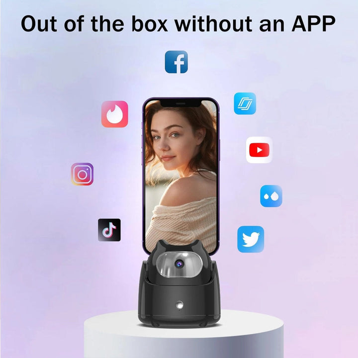 Lisslune | AI Face Recognition Phone Tripod, Keep the Spotlight on You – Hands-Free, Every Time
