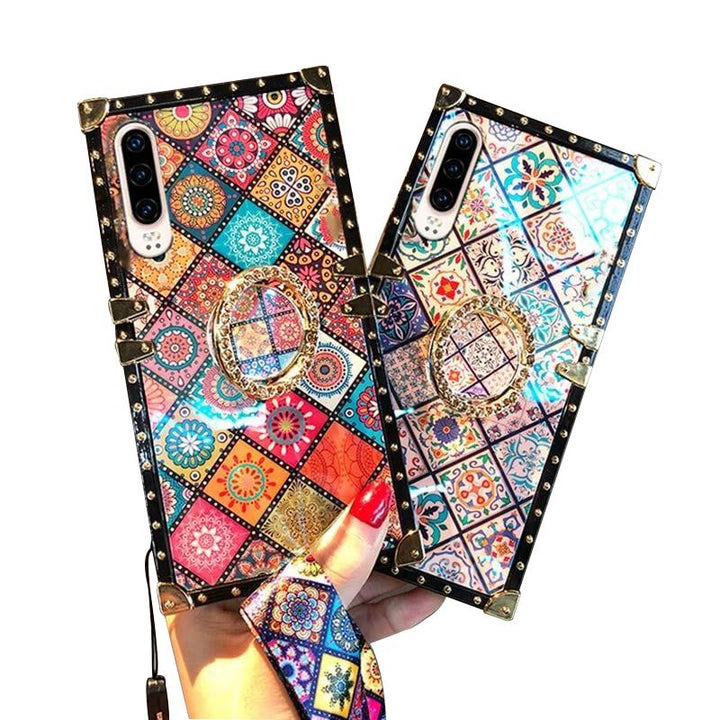 Lisslune | Bohemian Retro Bracket Phone Case for iPhone