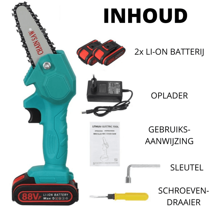 Lisslune | Electric Battery Chainsaw – Lightweight & Powerful for Garden Work