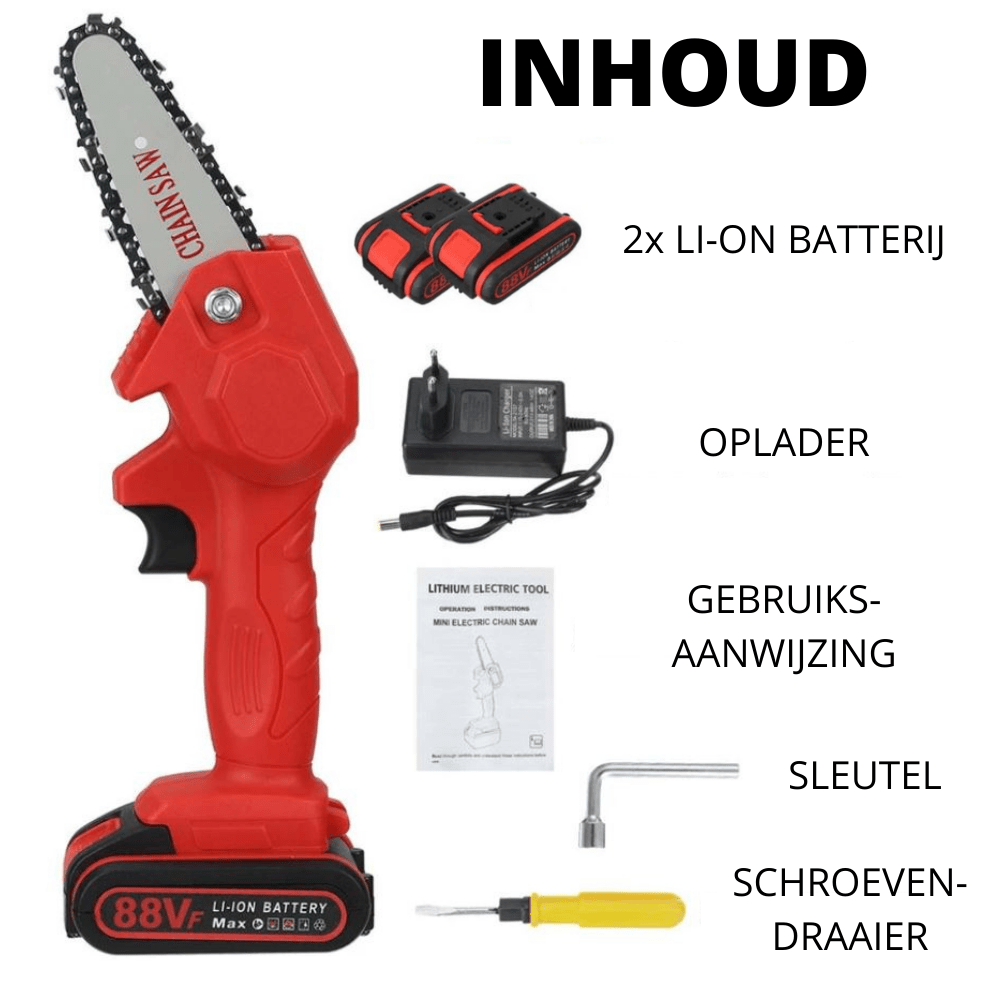 Lisslune | Electric Battery Chainsaw – Lightweight & Powerful for Garden Work