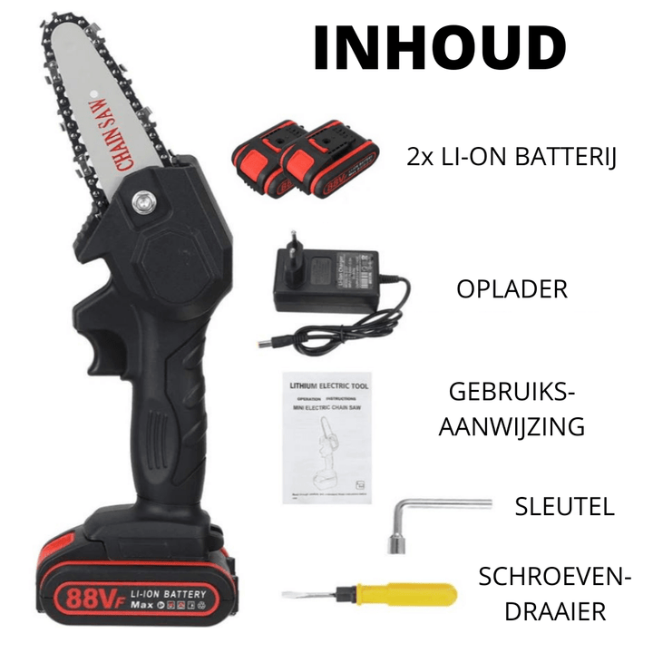 Lisslune | Electric Battery Chainsaw – Lightweight & Powerful for Garden Work