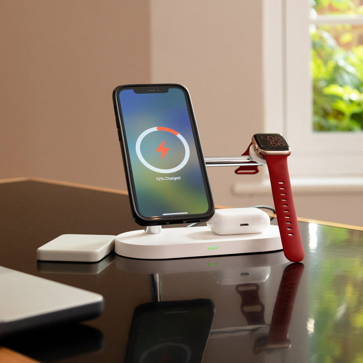 Lisslune | 4-in-1 Wireless Charging Station - Magnetic Qi Charger for Phone, Watch & Earbuds